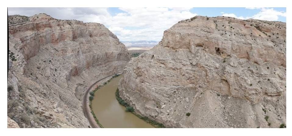 Picture Canyon at Sheep Mountain Anticline, Bighorn River, Wyoming